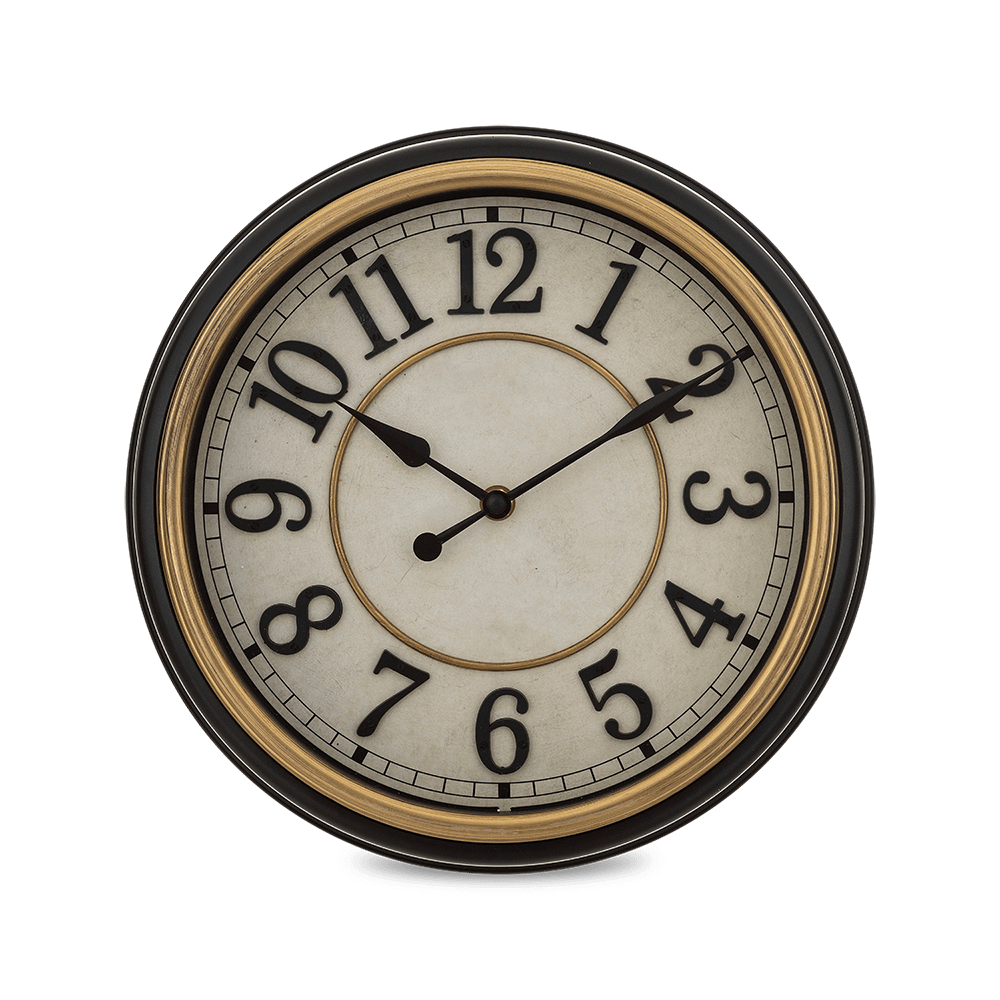 Klok NELL Zwart/Goud Klok NELL Zwart/Goud