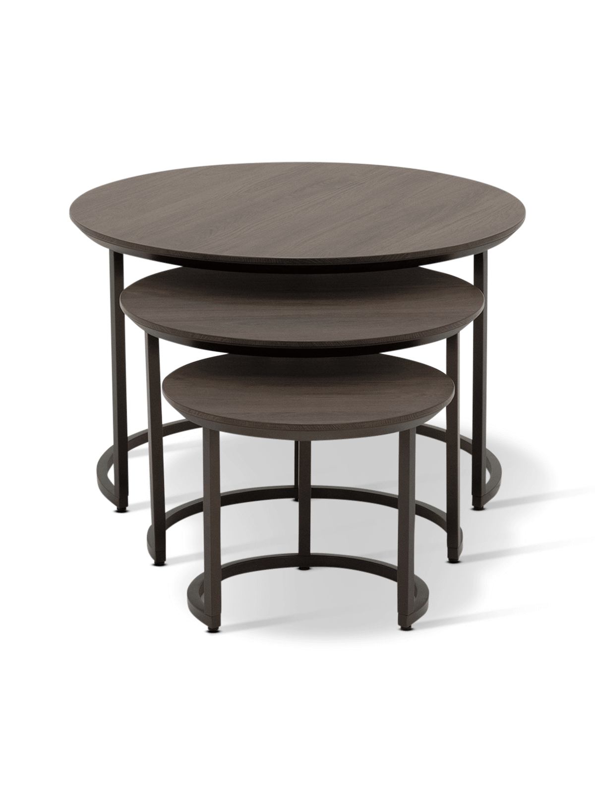 Salontafel Maxton Brown Oak (set van 3)