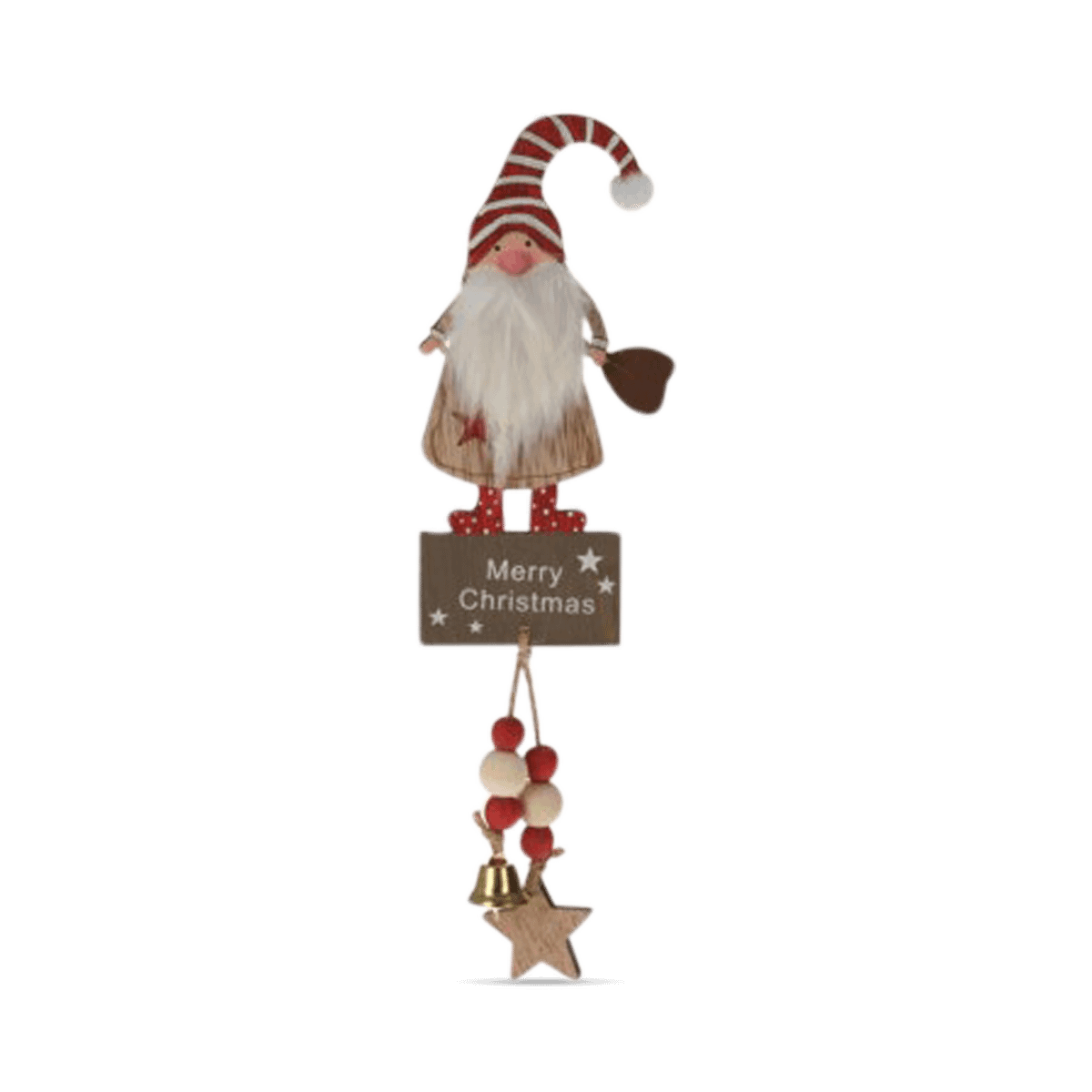 Hangdeco X-MAS Kerstman Hout Ass.