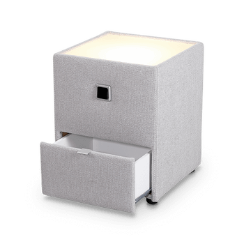 Nachttafel ASTEN Stof 474/09 Lichtgrijs Nachttafel ASTEN Stof 474/09 Lichtgrijs