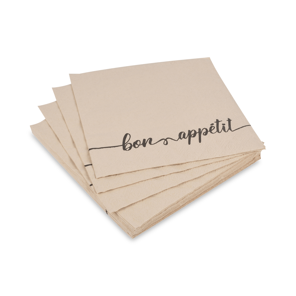 S/20 Serviet BON APPETIT Beige/Zwart