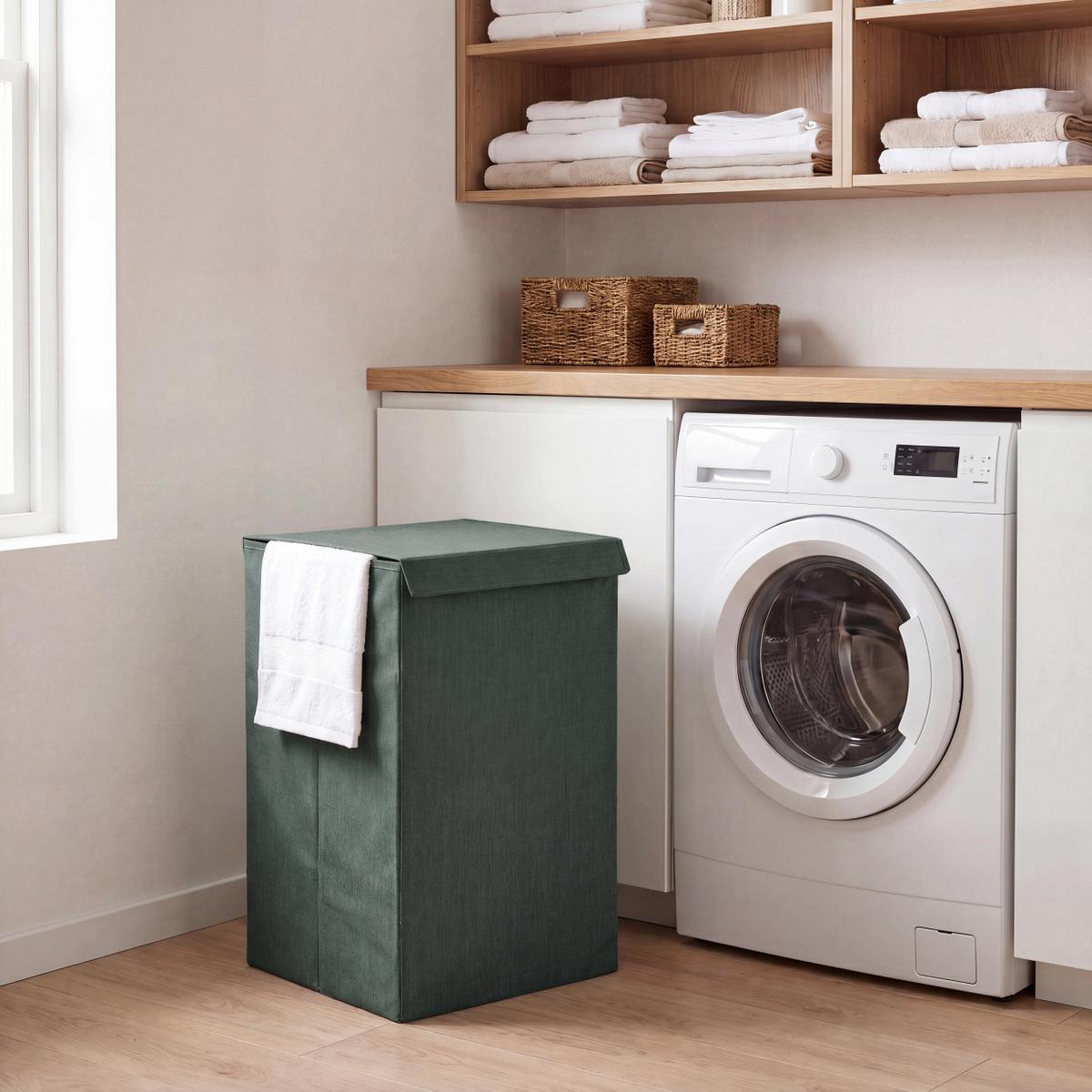 Linnenmand BRYN 74L Plooibaar Ficus Groen