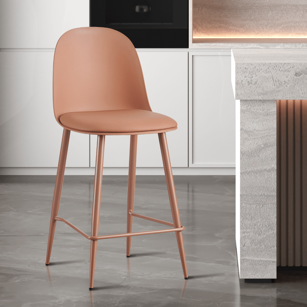 Barstoel MALOU PU Terracotta ZH66