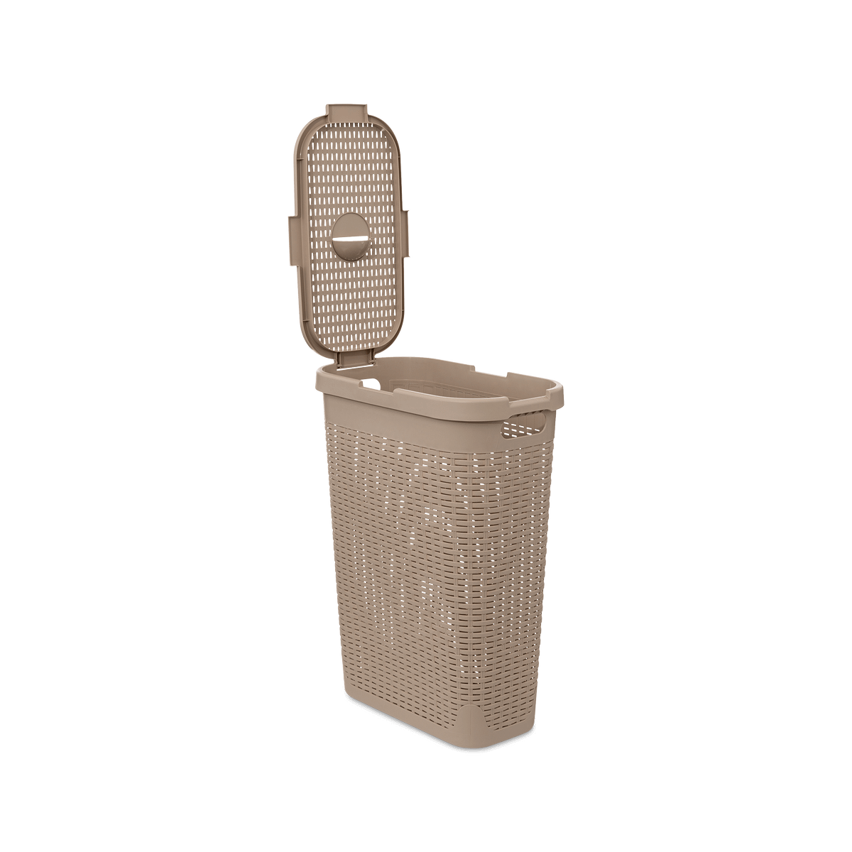 Wasmand CORBIA 40L m/Deksel Linnen