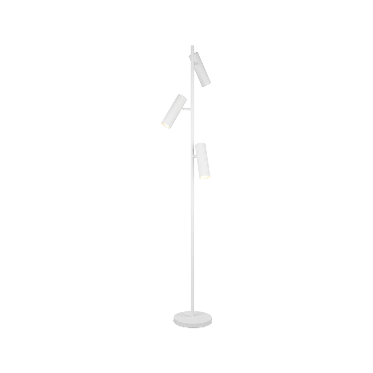 Vloerlamp SOKA 3Del. Metaal Wit