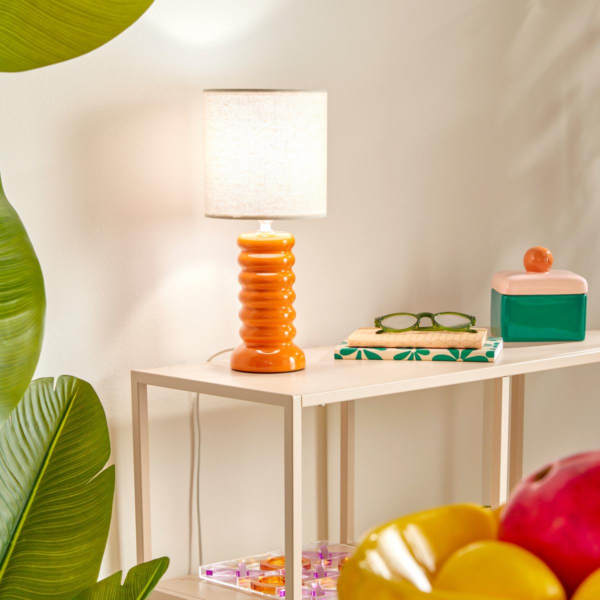 Tafellamp VANIS Keramiek Oranje