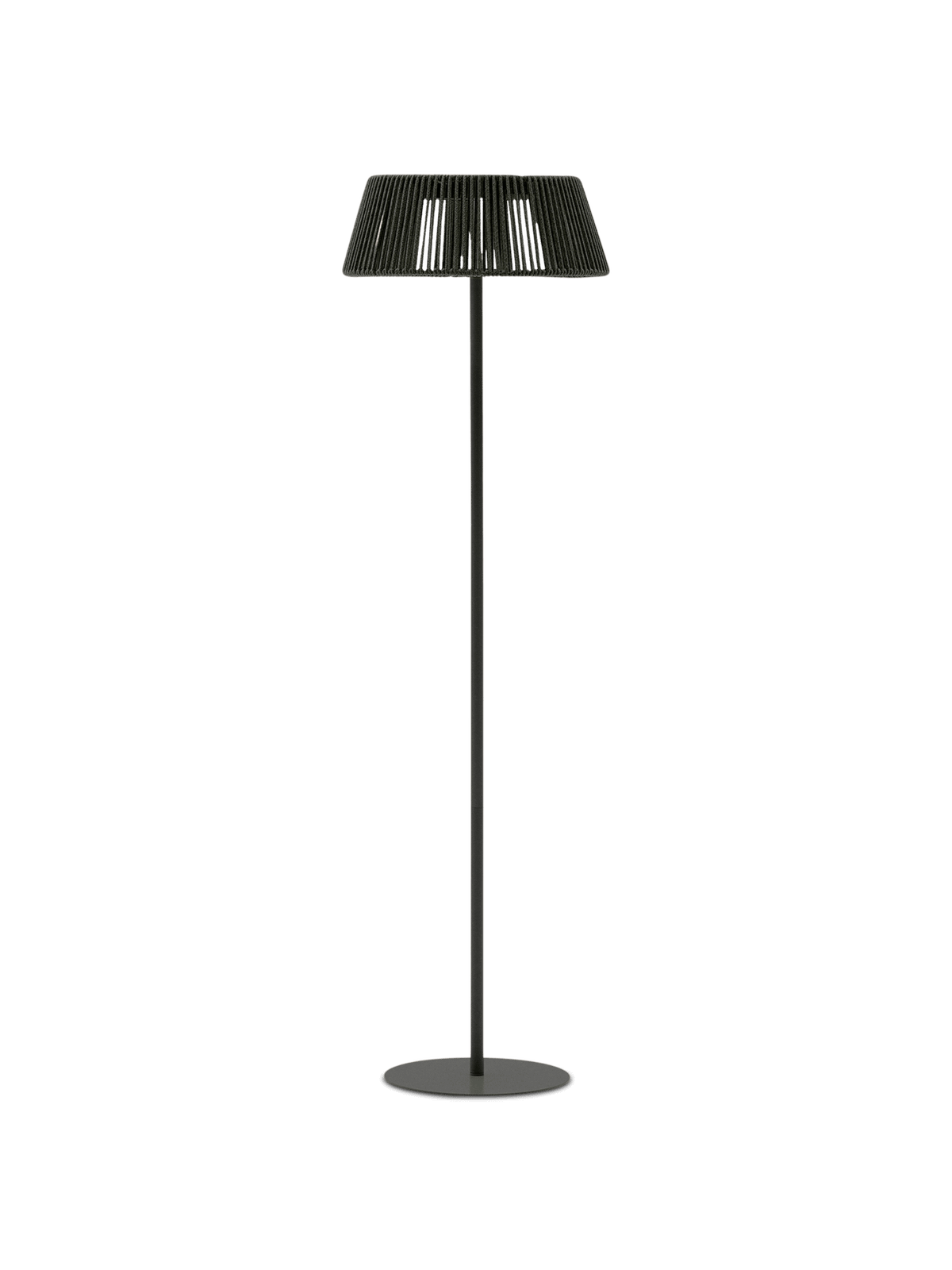 Aldet staande lamp op zonne-energie in zwart en groen ⌀46 cm