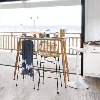 Barkruk MARIKO PU Wit Barkruk MARIKO PU Wit