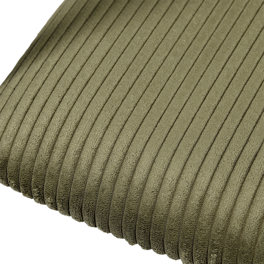 Opbergpouf COLLETE Rib Khaki