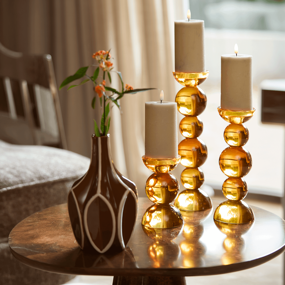 Decovaas BOLENE Bruin/Beige