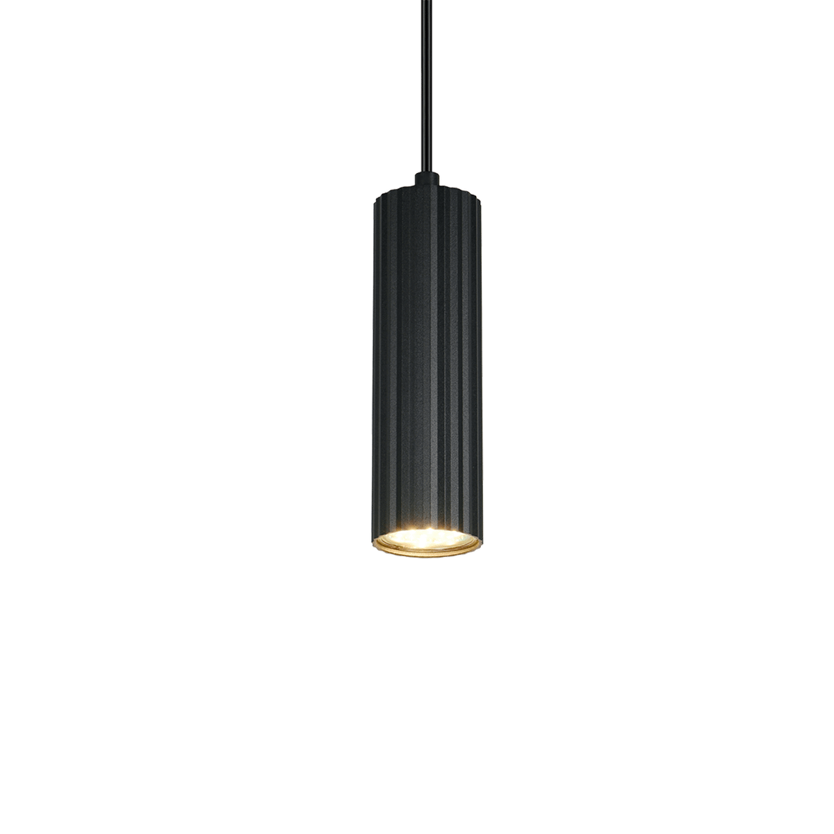 Hanglamp SOKA 1Del. Metaal Zwart