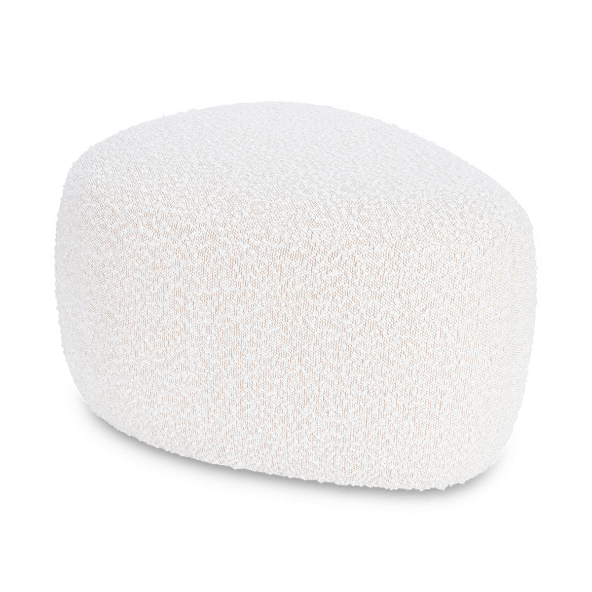 Pouf BERND Teddy Beige 57x46