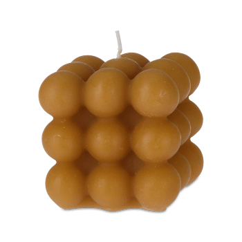 Kaars BALLS Bolletjesvorm L Oker Kaars BALLS Bolletjesvorm L Oker