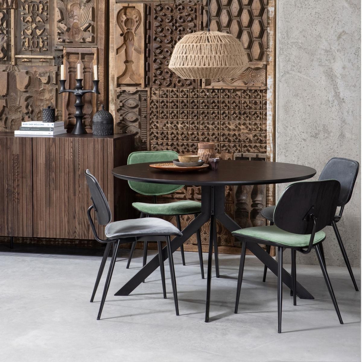 Eettafel AGRIM Ø120 Zwart