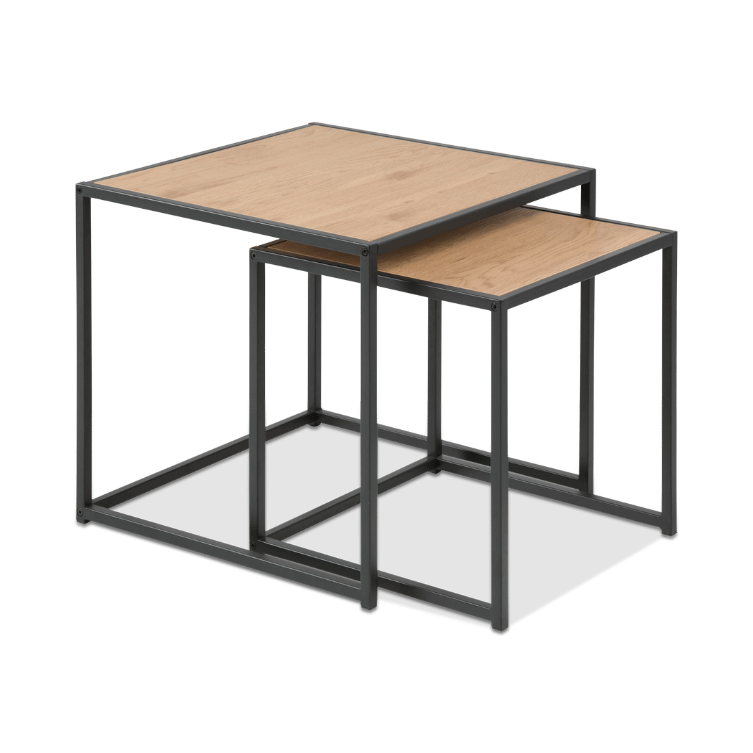 Bijzettafel Set van 2 BOKSKAP Wild Oak Bijzettafel Set van 2 BOKSKAP Wild Oak