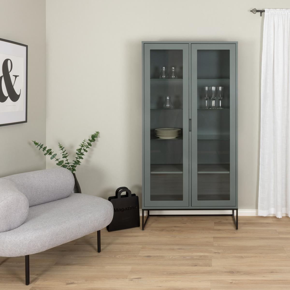 Tenzo Vitrinekast LIPP Misty Green Matt