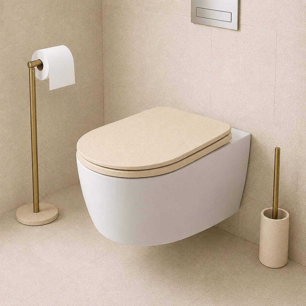 Wc-Rolhouder OLAVI Beige/Goud
