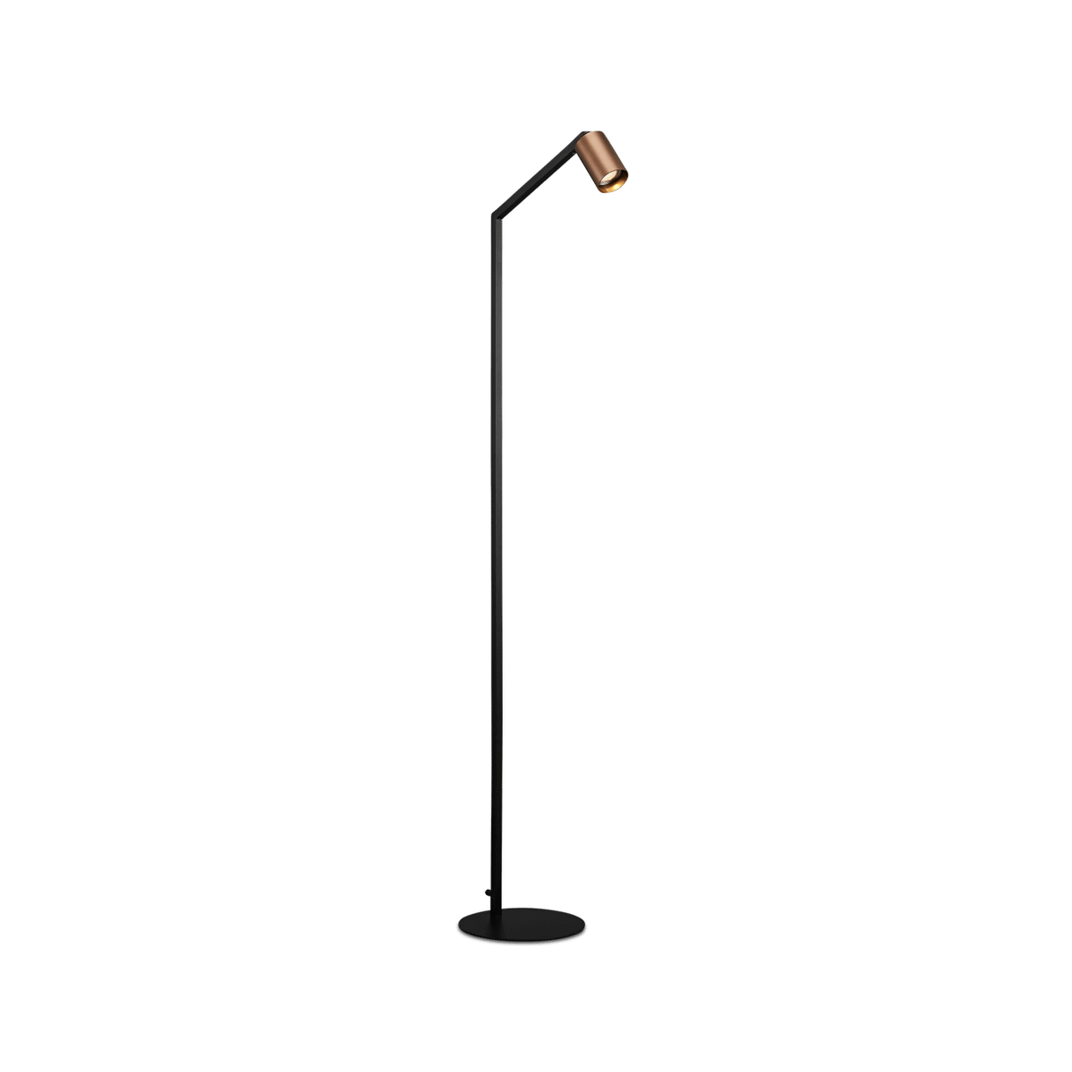 Vloerlamp TABOO 1Del. Zwart/Brons