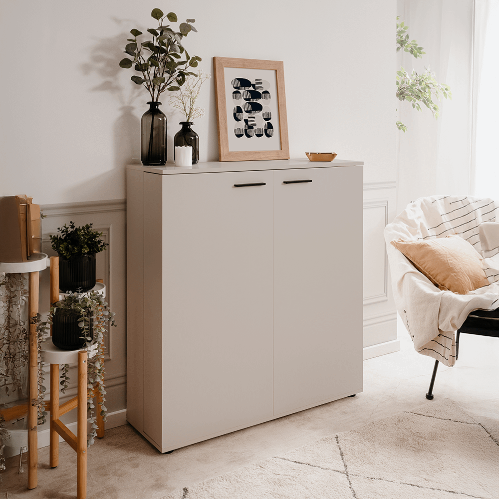 Schoenenkast EMILIO B100-H110 Beige Schoenenkast EMILIO B100-H110 Beige