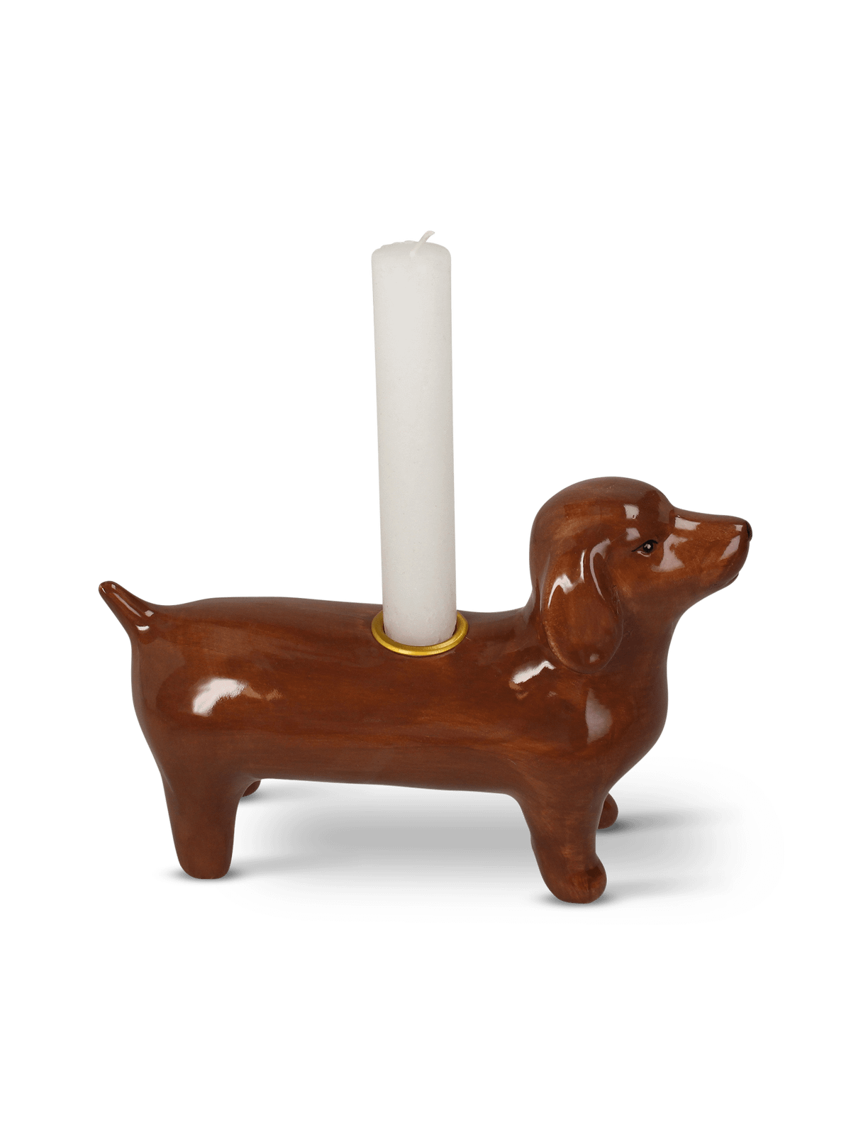 Kandelaar Adwoa Teckel Bruin