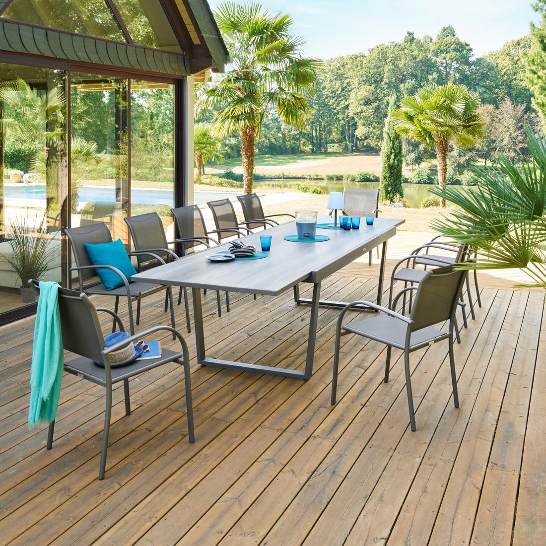 Tuinstoel RISERVA Grafiet Tuinstoel RISERVA Grafiet