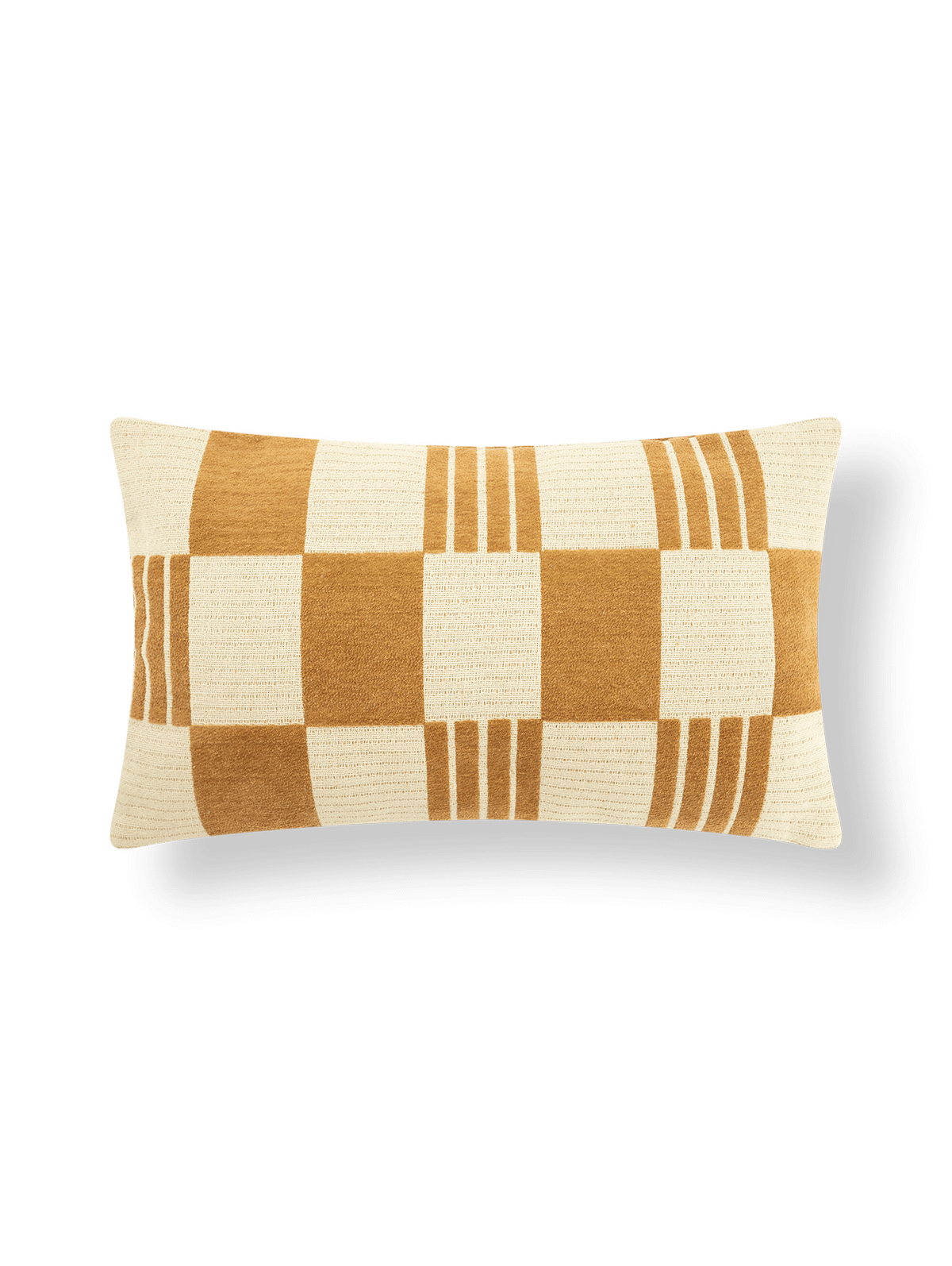 Kussen Twist Geel 35 x 55 cm