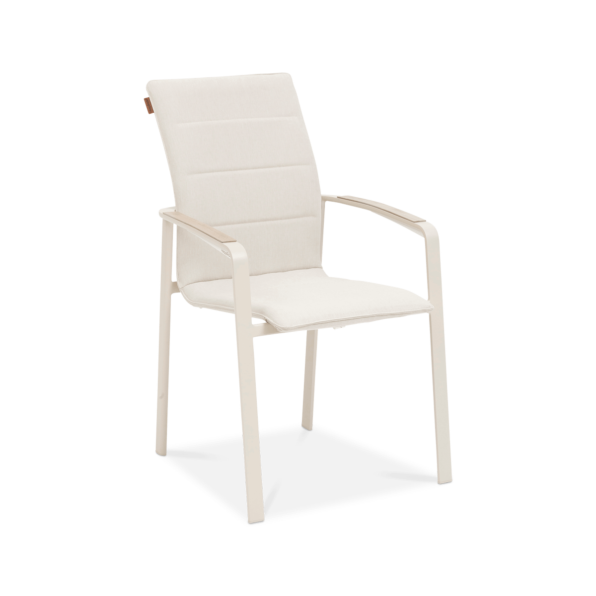 Armstoel TROIA Stapelbaar Beige