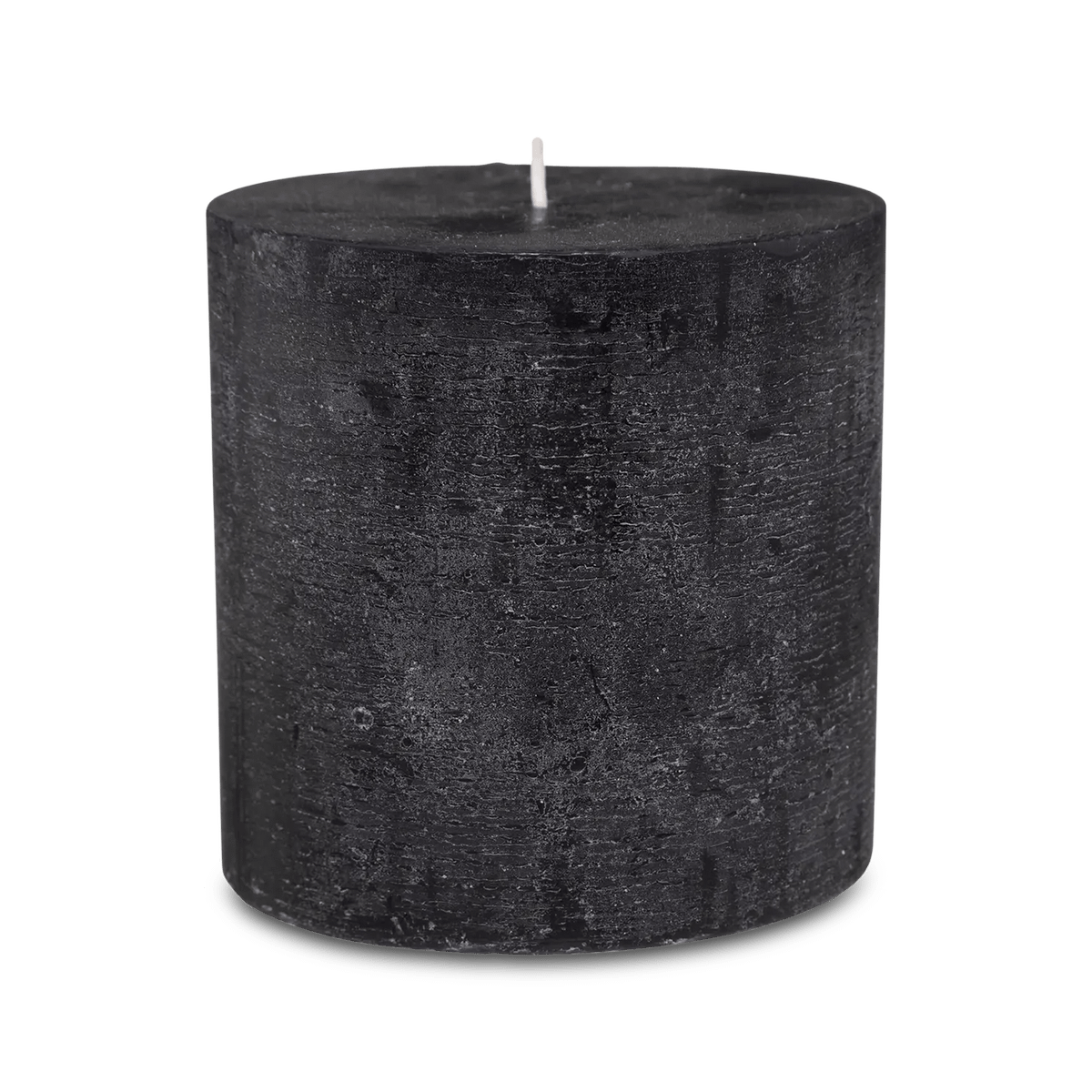 Kaars RUSTIC Cil. 10 Zwart