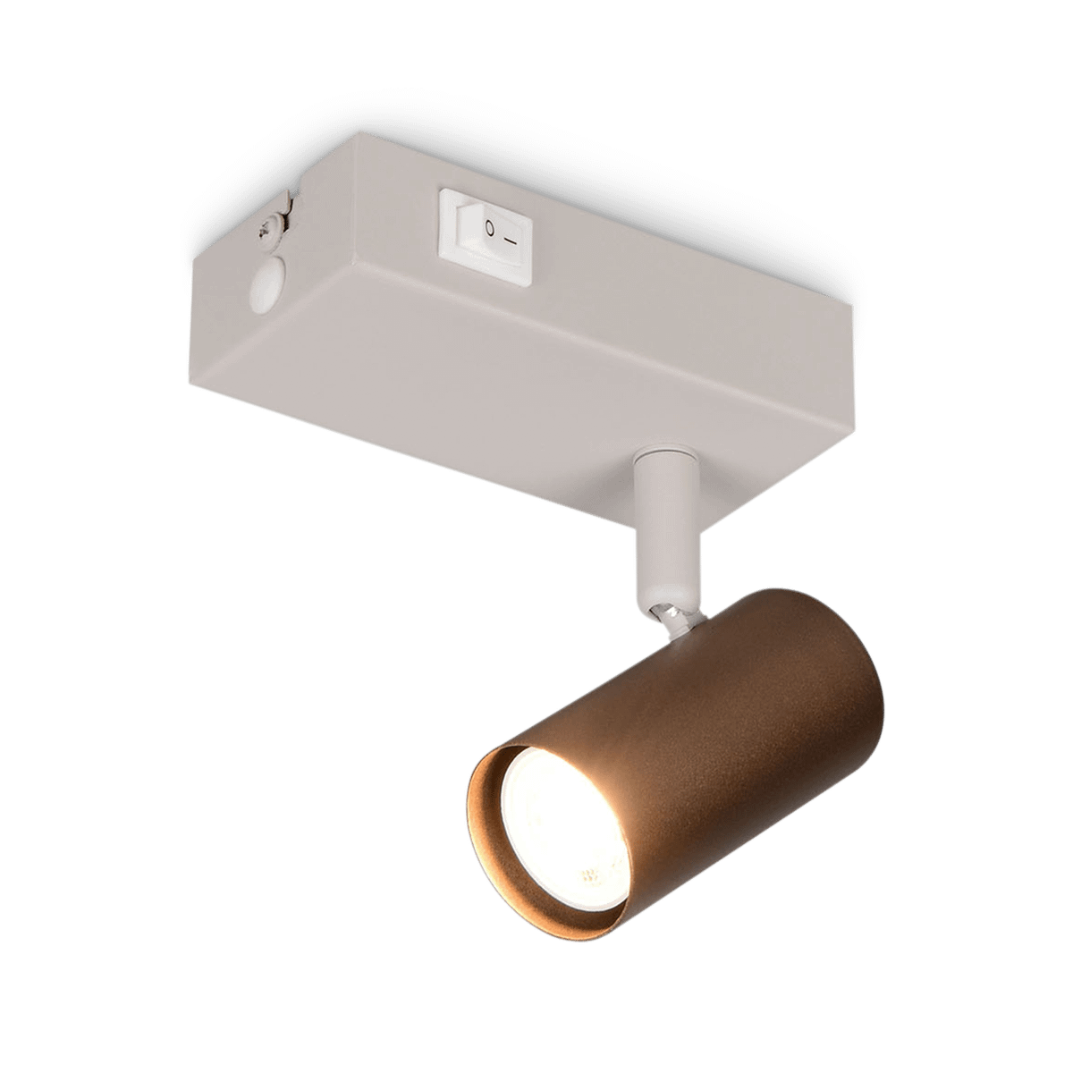 Spot TARYN 1Del. Metaal Koffie