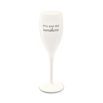 Champagneglas SUNSHINE 100ml Wit Champagneglas SUNSHINE 100ml Wit