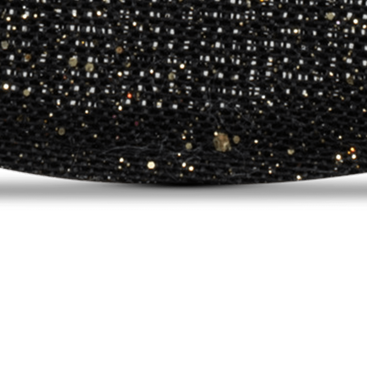 Placemat ELHAR Rond Glitter Zwart